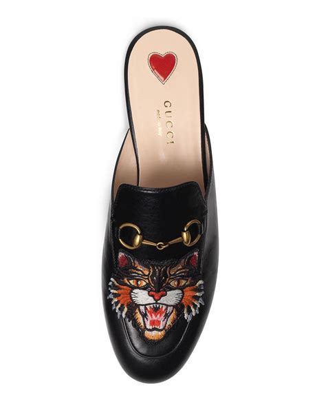 gucci bengal tiger loafers|gucci stacked heel loafer.